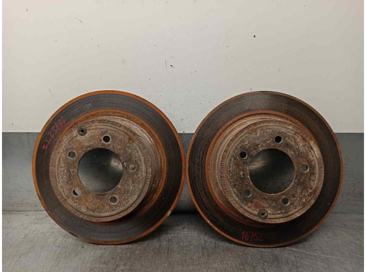 Replacement rear brake disc for Jeep Compass 2.0 CRD CAT OEM IAM reference 4743999AA 