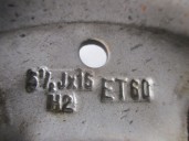 Recambio de llanta para mercedes-benz clase v (w638) 2.3 turbodiesel cat referencia OEM IAM 6384011501 R1551/2JX15H2ET60 HIERRO