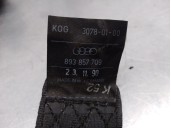 Recambio de cinturon seguridad trasero izquierdo para audi 80/90 (893) 2.3 20v cat (7a) referencia OEM IAM 893857709 4 PUERTAS