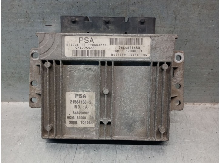 Recambio de centralita motor uce para peugeot 206 hatchback (2a/c) 1.4 i referencia OEM IAM 9644625680 