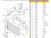 Replacement air conditioning pipes for Volvo S60 I (384) 2.5 T AWD OEM IAM reference 9166295 9166295 