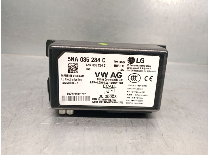 Recambio de modulo electronico para seat tarraco (kn2) 2.0 tsi 4drive referencia OEM IAM 5NA035284C  