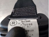 Replacement rear right seat belt for Citroën C1 1.0 cat (384F) OEM IAM reference 7P1200 3 DOORS