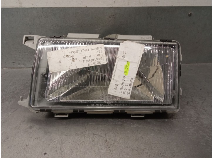 Recambio de faro izquierdo para volvo 340-360 (343, 345) 2.0 referencia OEM IAM 33444027 3296950 