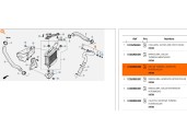 Recambio de tubo intercooler para honda accord vii (cl, cn) 2.2 i-ctdi (cn1) referencia OEM IAM 17283RBDE00 17283RBDE00 