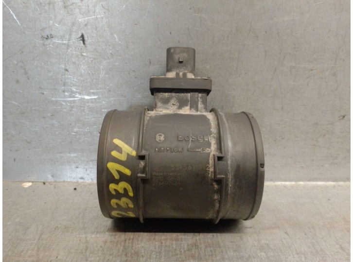 Replacement mass air flow sensor for Opel Astra J lim. 1.7 16V CDTi OEM IAM reference 55561912 0281002940 BOSCH