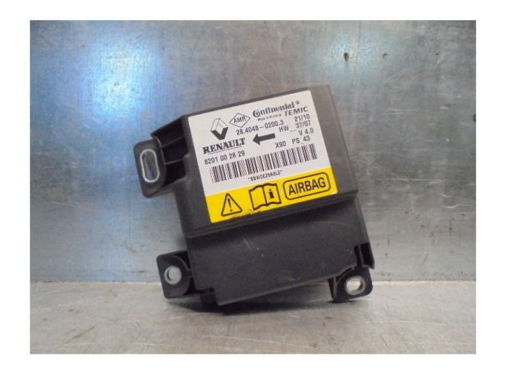 Recambio de centralita airbag para dacia sandero 1.5 dci diesel cat referencia OEM IAM 8201002828 28404802003 TEMIC