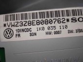 Recambio de sistema audio / radio cd para volkswagen golf plus (5m1) 2.0 tdi referencia OEM IAM 1K0035110 