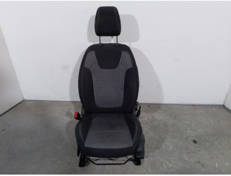 Recambio de asiento delantero izquierdo para opel grandland x 1.6 16v cdti dpf referencia OEM IAM 4896224 TELA NEGRA Y GRIS 5 PU