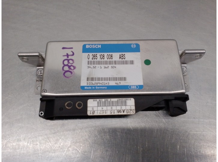 Recambio de centralita abs para bmw serie 5 berlina (e34) 2.5 turbodiesel cat referencia OEM IAM 34521162504 0265108006 BOSCH