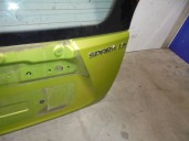 Replacement rear tailgate for Chevrolet Spark 1.0 CAT OEM IAM reference 95147560 GREEN 5 DOORS