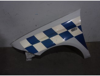 Replacement front left fender for SEAT Altea XL (5P5) 2.0 TDI OEM IAM reference 5P0821021A WHITE AND BLUE 