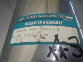 Recambio de tubo escape central para renault 21 berlina (b/l48) 1.8 referencia OEM IAM RN15113 RN.15113 DURAMAS