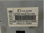 Replacement audio system / CD radio for Ford Focus Saloon (CAP) 1.6 16V CAT OEM IAM reference 6S6118C815AH VISTEON