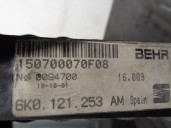 Recambio de radiador agua para seat ibiza (6k) 1.4 referencia OEM IAM 6K0121253AM 150700070F08 BEHR