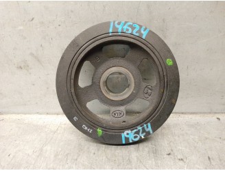 Recambio de polea cigueñal para hyundai i20 i (pb, pbt) 1.1 crdi referencia OEM IAM 231242A002  