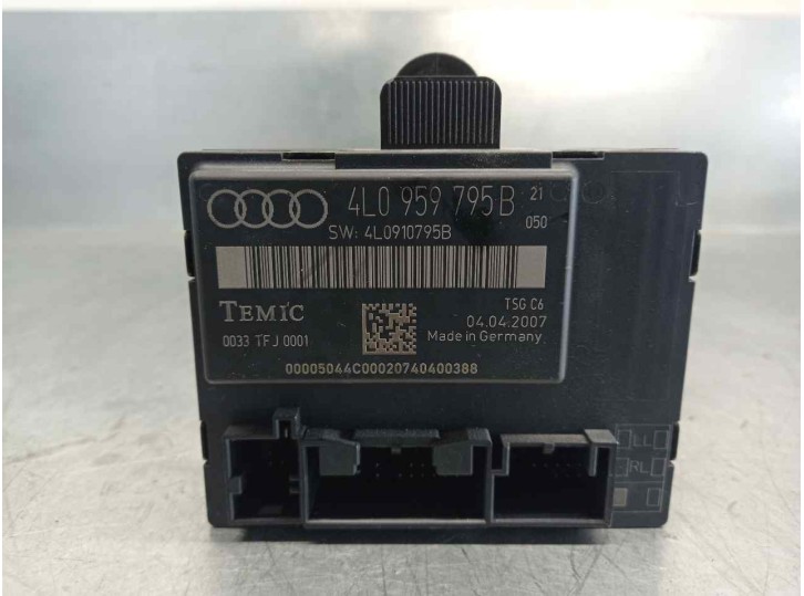 Recambio de centralita cierre para audi q7 (4l) 3.0 tdi referencia OEM IAM 4L0959795B 