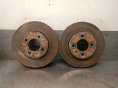 Recambio de disco freno delantero para seat mii (kf1, ke1) 1.0 referencia OEM IAM 1S0615301H 1S0615301H 