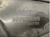 Replacement left headlight for Hyundai Elantra (XD) 2.0 CRDi CAT OEM IAM reference 921012DXXX 6 PINS 5 DOORS
