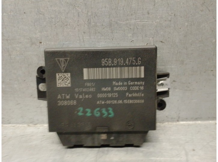 Replacement electronic module for Porsche Cayenne (92A) 4.2 S Diesel OEM IAM reference 95B919475G 95B919475G VALEO