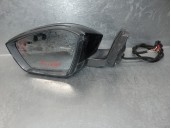 Replacement left mirror for Skoda Superb (3V3) 2.0 TDI OEM IAM reference 3V0857933 11 PINS 5 DOORS
