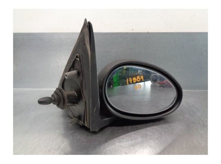 Replacement right mirror for MG MG ZR 2.0 TD OEM IAM reference 4004132 MANUAL BLACK 3 DOORS