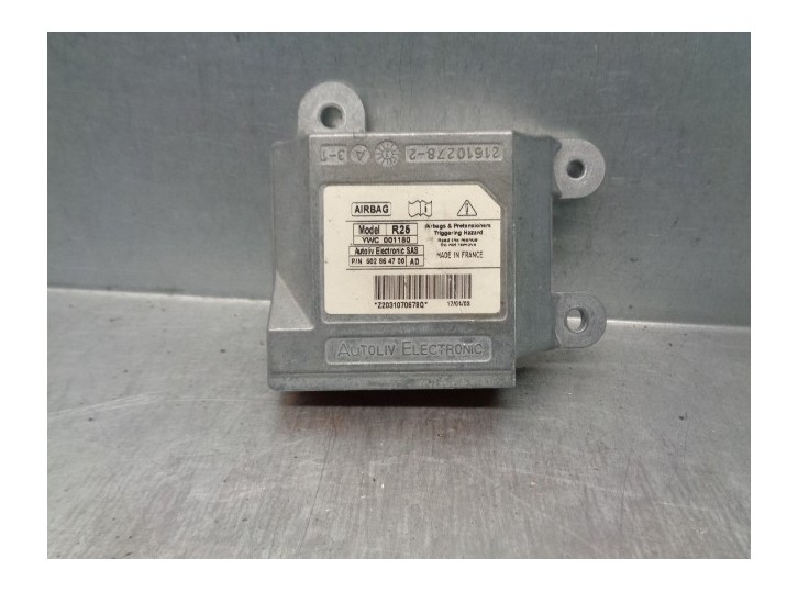 Recambio de centralita airbag para mg mg zr 2.0 td referencia OEM IAM YWC001180 602864700 
