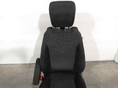 Recambio de asiento delantero izquierdo para peugeot 5008 1.6 hdi fap cat (9hz / dv6ted4) referencia OEM IAM 4773923 TELA NEGRA 