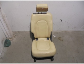 Recambio de asientos trasero derecho para audi q7 (4l) 3.0 tdi referencia OEM IAM  CUERO BEIGE 5 PUERTAS