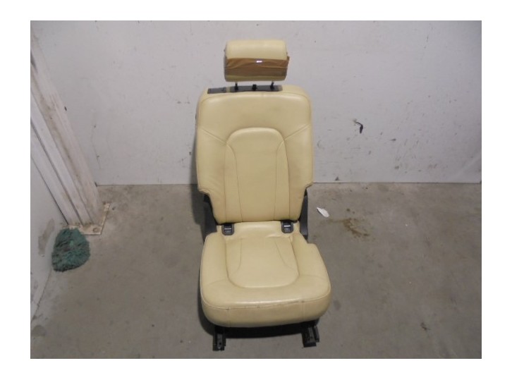 Recambio de asientos trasero derecho para audi q7 (4l) 3.0 tdi referencia OEM IAM  CUERO BEIGE 5 PUERTAS