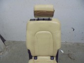 Recambio de asientos trasero derecho para audi q7 (4l) 3.0 tdi referencia OEM IAM  CUERO BEIGE 5 PUERTAS