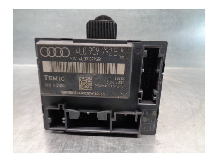 Recambio de centralita cierre para audi q7 (4l) 3.0 tdi referencia OEM IAM 4L0959792B 4L0910793B 
