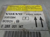 Recambio de centralita airbag para volvo v40 familiar td referencia OEM IAM 30611294 0285001147 BOSCH