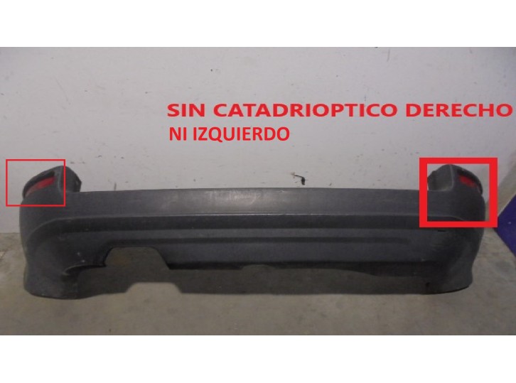 Replacement rear bumper for Volvo XC90 D5 Momentum OEM IAM reference BLACK 5 DOORS