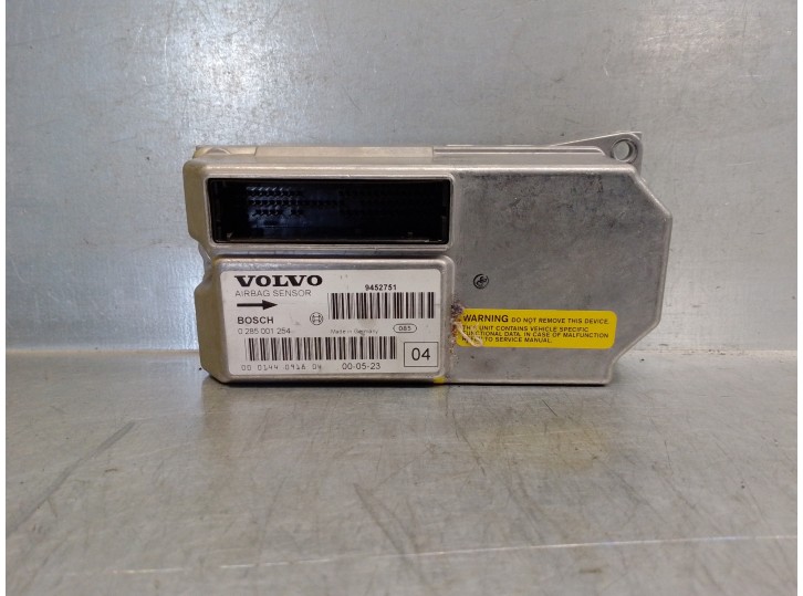 Replacement airbag ECU for Volvo S80 Saloon 2.4 CAT OEM IAM reference 9452751 0285001254 BOSCH