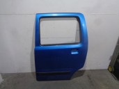 Replacement rear left door for Suzuki Wagon R+ RB (MM) 1.3 CAT OEM IAM reference 6800483E00 BLUE 4 DOORS