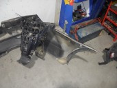 Recambio de paragolpes trasero para bmw serie 5 berlina (e60) 2.0 16v diesel referencia OEM IAM 51757059387 NEGRO 4 PUERTAS