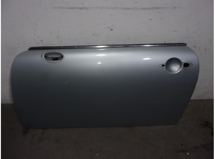 Replacement front left door for Mini R50,R53 1.4 16V Turbodiesel CAT OEM IAM reference 41517202911 GREY 3 DOORS