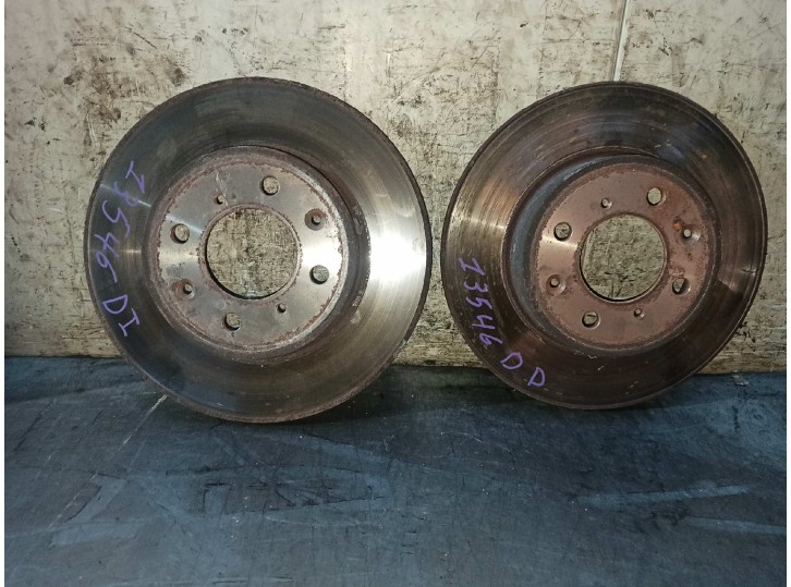 Recambio de disco freno delantero para mg serie 400 (rt) 2.0 turbodiesel referencia OEM IAM 1962 