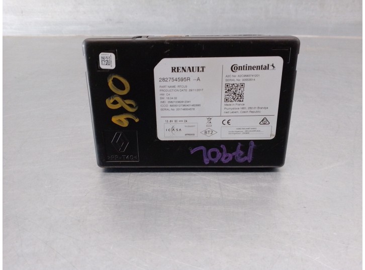 Recambio de modulo electronico para renault scenic iv grand limited referencia OEM IAM 282754595R A2C9583741201 CONTINENTAL