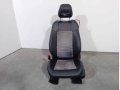 Replacement front left seat for Ford Mustang 2.3 EcoBoost CAT OEM IAM reference 4775544 LEATHER AND FABRIC 2 DOORS