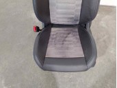 Replacement front left seat for Ford Mustang 2.3 EcoBoost CAT OEM IAM reference 4775544 LEATHER AND FABRIC 2 DOORS