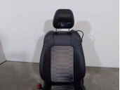 Replacement front left seat for Ford Mustang 2.3 EcoBoost CAT OEM IAM reference 4775544 LEATHER AND FABRIC 2 DOORS