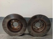 Replacement front brake disc for Chevrolet Kalos 1.2 cat OEM IAM reference 