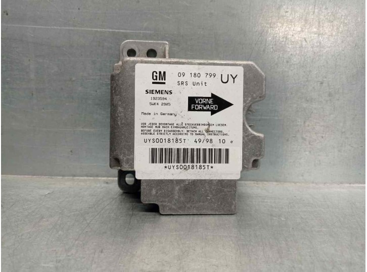 Recambio de centralita airbag para opel astra g berlina 2.0 16v di cat (x 20 dtl / ld3) referencia OEM IAM 09180799 5WK42905 SIE
