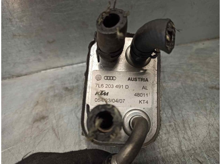 Recambio de enfriador aceite motor para audi q7 (4l) 3.0 tdi referencia OEM IAM 7L6203491D 