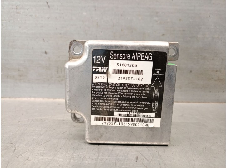 Recambio de centralita airbag para lancia musa (350_) 1.4 (350.axf1a) referencia OEM IAM 51801206  D219 TRW