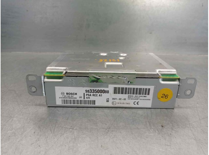 Recambio de sistema navegacion gps para peugeot partner furgoneta/monovolumen (k9 partner furgoneta/monovolumen (k9 referencia O