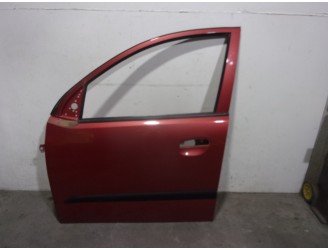 Recambio de puerta delantera izquierda para hyundai i10 1.2 cat referencia OEM IAM 760030X050 GRANATE 5 PUERTAS