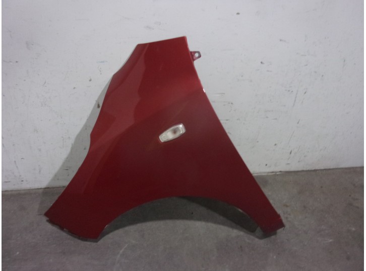 Replacement front left fender for Hyundai i10 1.2 CAT OEM IAM reference 663110X300 GARNET 